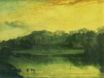 水彩大师 William Turner_1811 Somer-Hill près de Turnbridge, le Manoir de Mr W